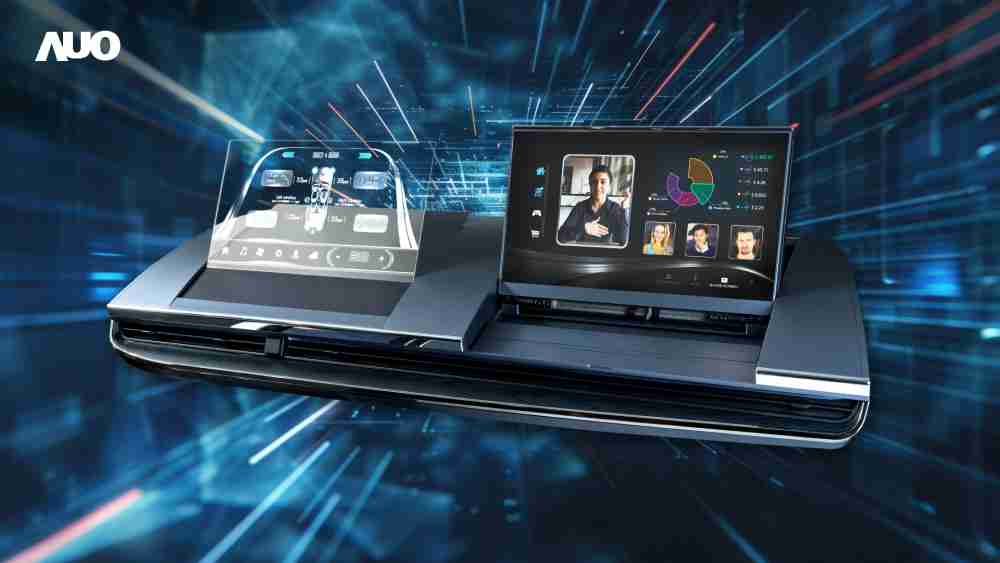 红龙扑克Micro LED Display HMI解决方案打造透明Micro LED前座仪表，，，呈现信息并保留驾驶视野开阔；亦为副驾驶座乘客打造收放自如的Micro LED屏幕，，在不影响显示质量的前提于显示区内建镜头，，，，让用户能与视讯对象直接眼神接触，，，提供绝佳的双向沟通体验